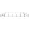 Dog Kennel Silver 753.5 ft² Steel