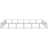 Dog Kennel Black 322.9 ft² Steel