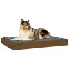 Dog Bed Honey Brown 36"x25.2"x3.5" Solid Wood Pine