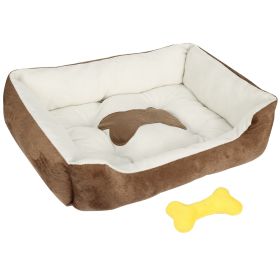 Pet Dog Bed Soft Warm Fleece Puppy Cat Bed Dog Cozy Nest Sofa Bed Cushion Mat S Size (size: s)