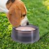 No Spill Dog Cat Water Bowl Spill Proof Slow Water Feeder 47.35oz Pet Water Dispenser Travel Dog Bowl for Dogs Cats Pets